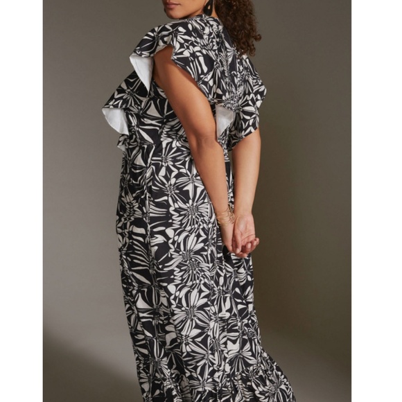 Anthropologie Maeve Cassandra Maxi Dress Sz Large - Picture 8 of 8